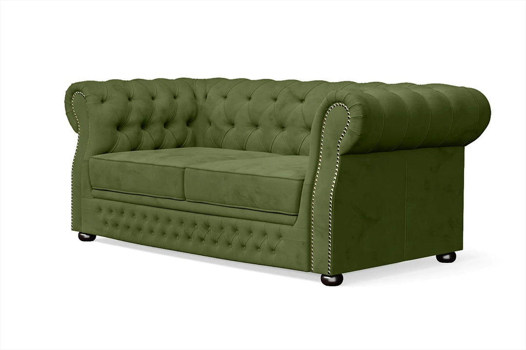 LIVELUSSO Sofa Cuneo 2 Seater Sofa Lime Velvet