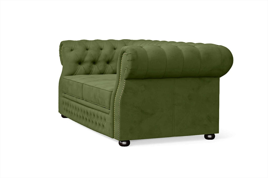 LIVELUSSO Sofa Cuneo 2 Seater Sofa Lime Velvet