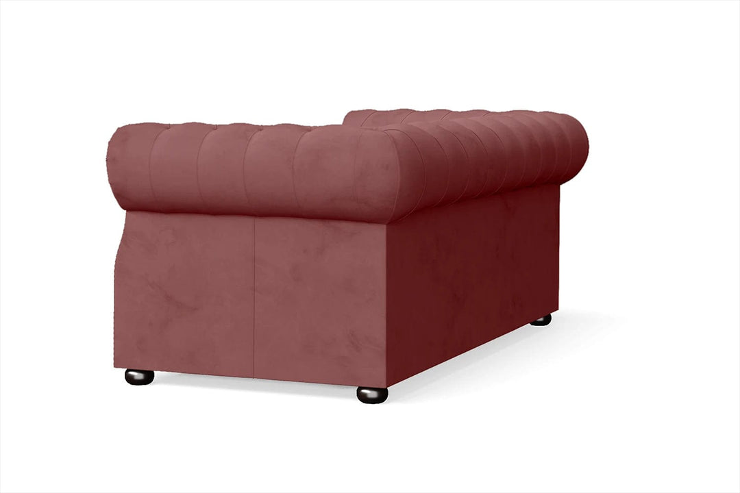 LIVELUSSO Sofa Cuneo 2 Seater Sofa Pink Velvet