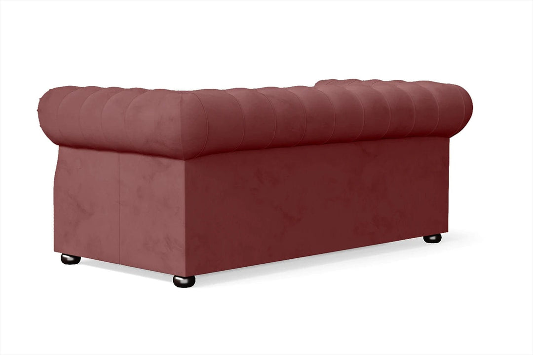 LIVELUSSO Sofa Cuneo 2 Seater Sofa Pink Velvet