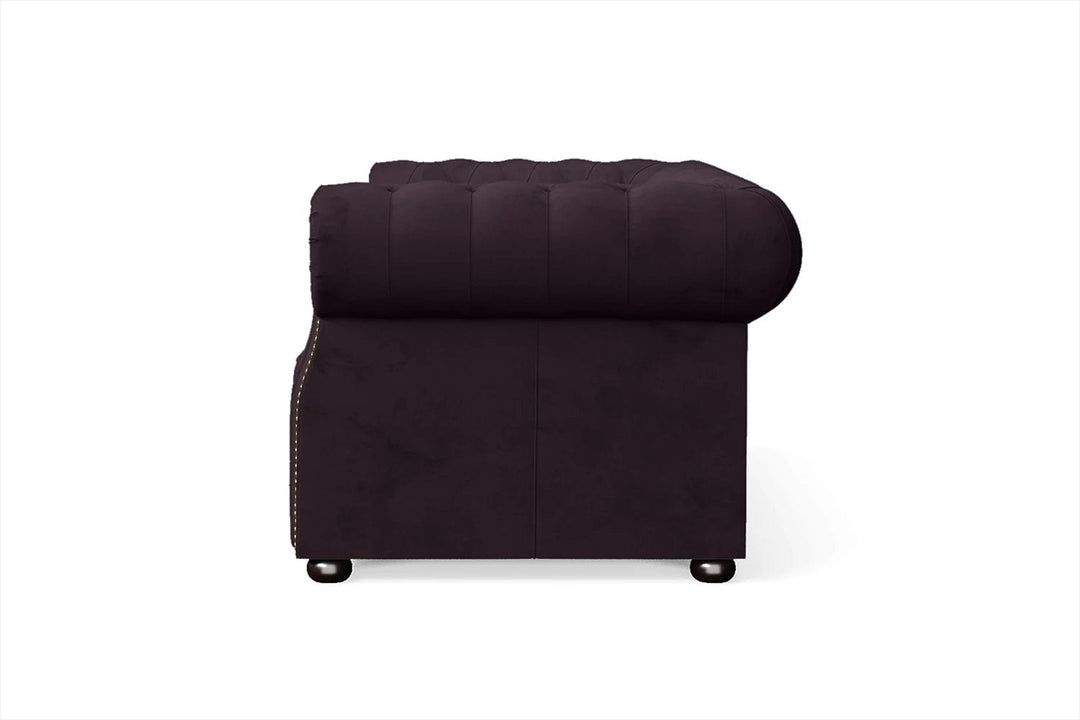 LIVELUSSO Sofa Cuneo 2 Seater Sofa Purple Velvet