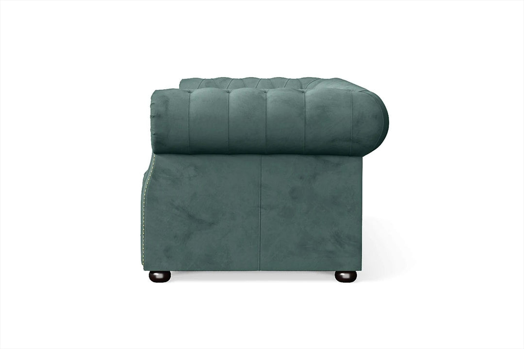 LIVELUSSO Sofa Cuneo 2 Seater Sofa Teal Velvet