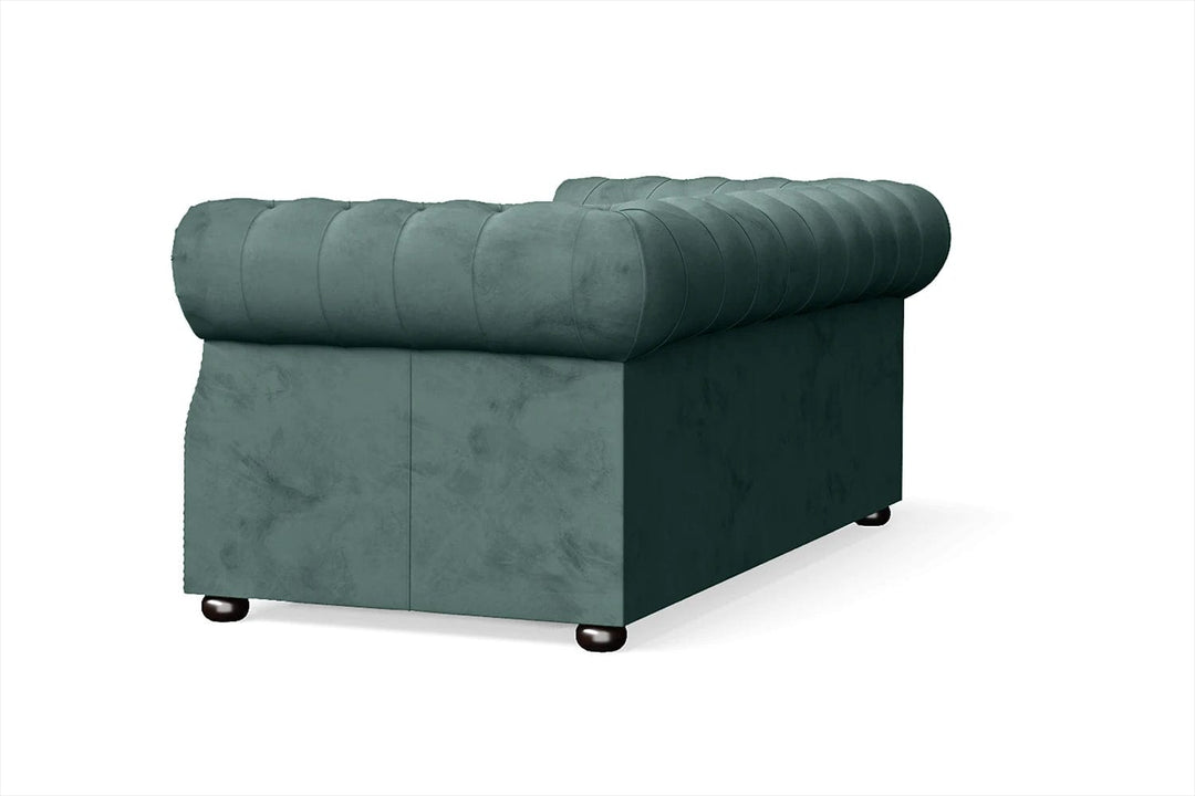 LIVELUSSO Sofa Cuneo 2 Seater Sofa Teal Velvet