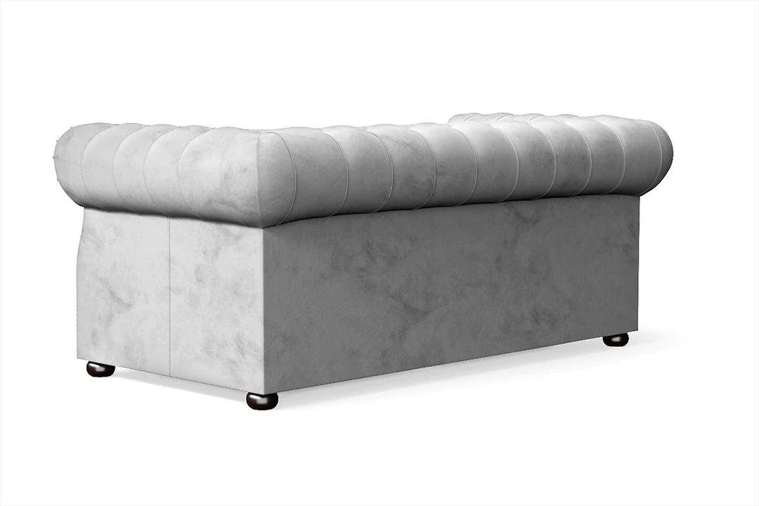 LIVELUSSO Sofa Cuneo 2 Seater Sofa White Velvet