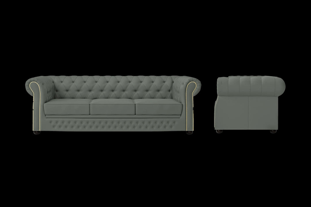 LIVELUSSO Sofa Cuneo 3 Seater Sofa Lush Leather