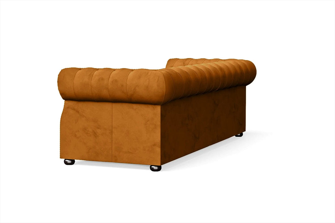 LIVELUSSO Sofa Cuneo 3 Seater Sofa Gold Velvet