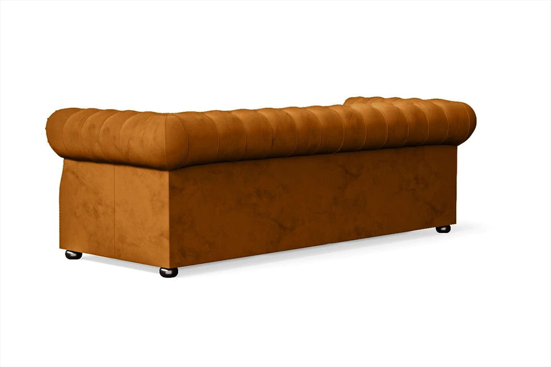 LIVELUSSO Sofa Cuneo 3 Seater Sofa Gold Velvet