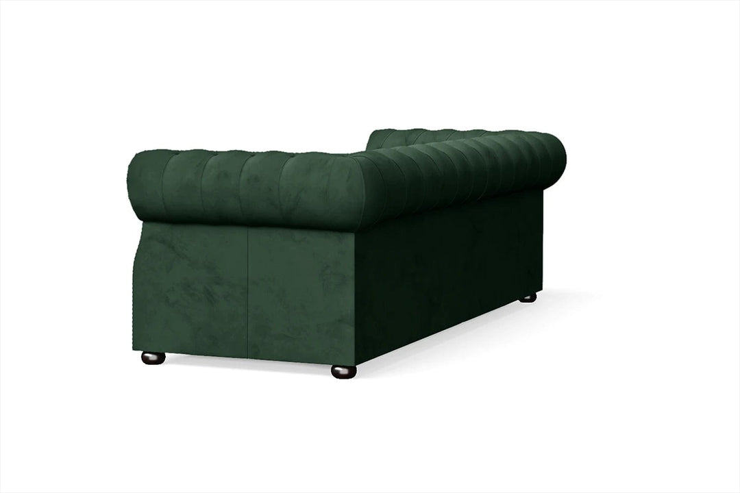 LIVELUSSO Sofa Cuneo 3 Seater Sofa Green Velvet