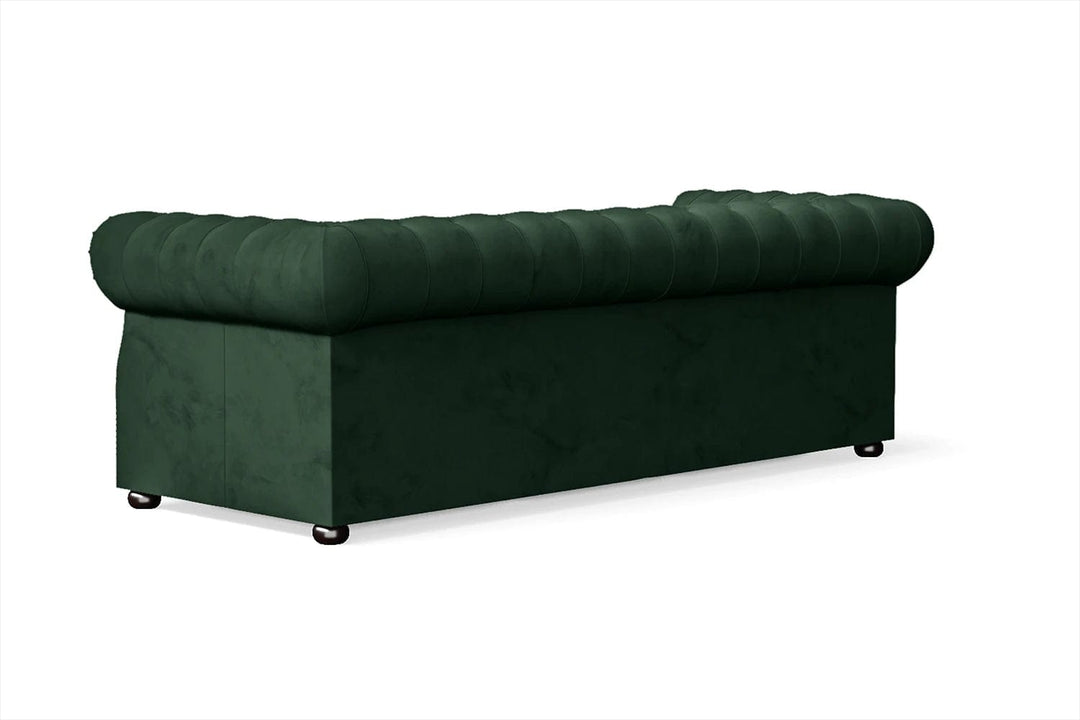 LIVELUSSO Sofa Cuneo 3 Seater Sofa Green Velvet