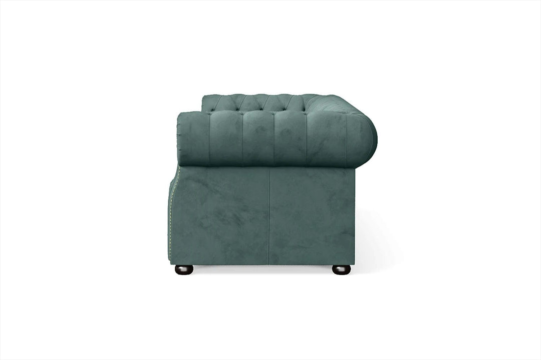 LIVELUSSO Sofa Cuneo 3 Seater Sofa Teal Velvet