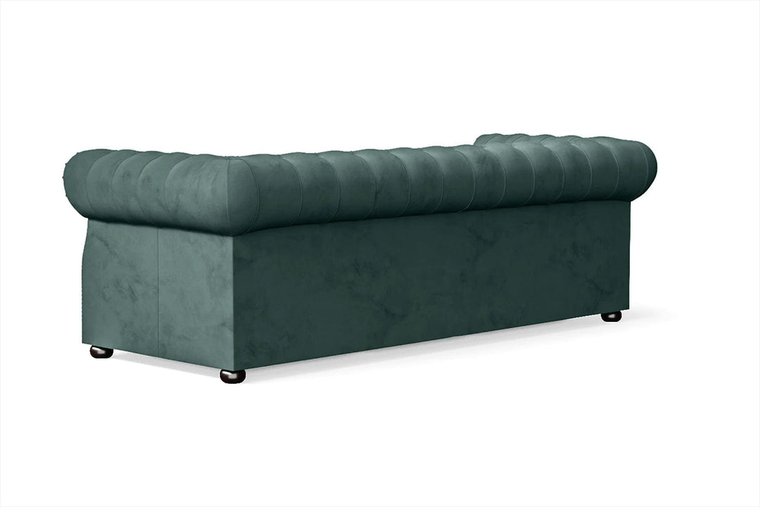 LIVELUSSO Sofa Cuneo 3 Seater Sofa Teal Velvet