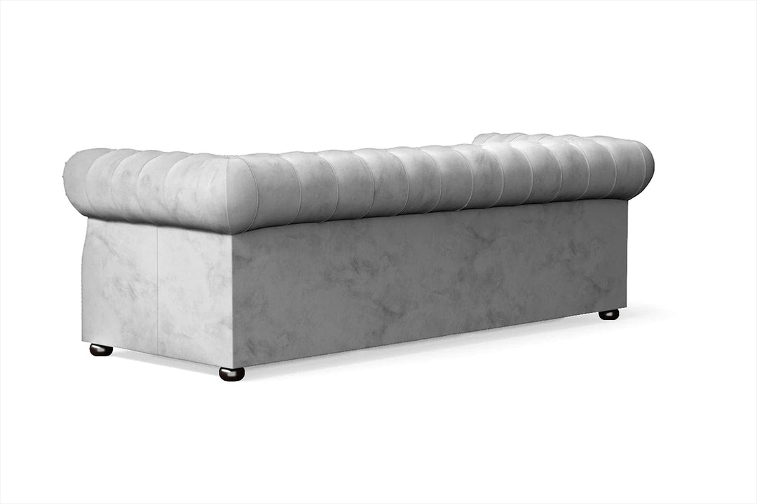 LIVELUSSO Sofa Cuneo 3 Seater Sofa White Velvet