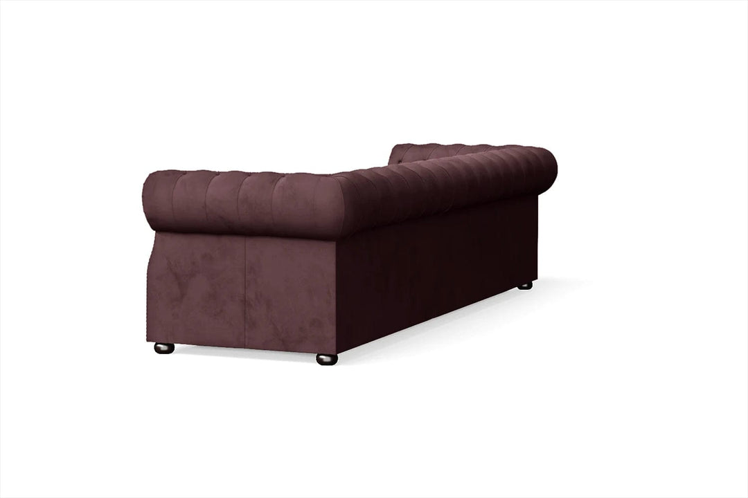 LIVELUSSO Sofa Cuneo 4 Seater Sofa Grape Velvet