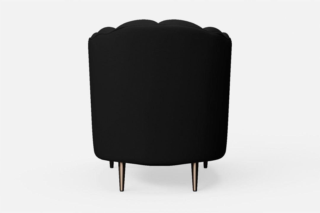 LIVELUSSO Armchair Elena Armchair Black Leather