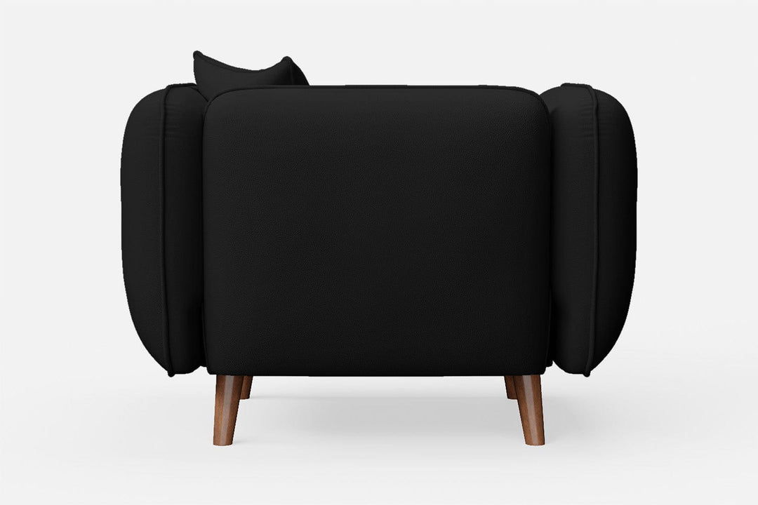 LIVELUSSO Armchair Florence Armchair Black Leather