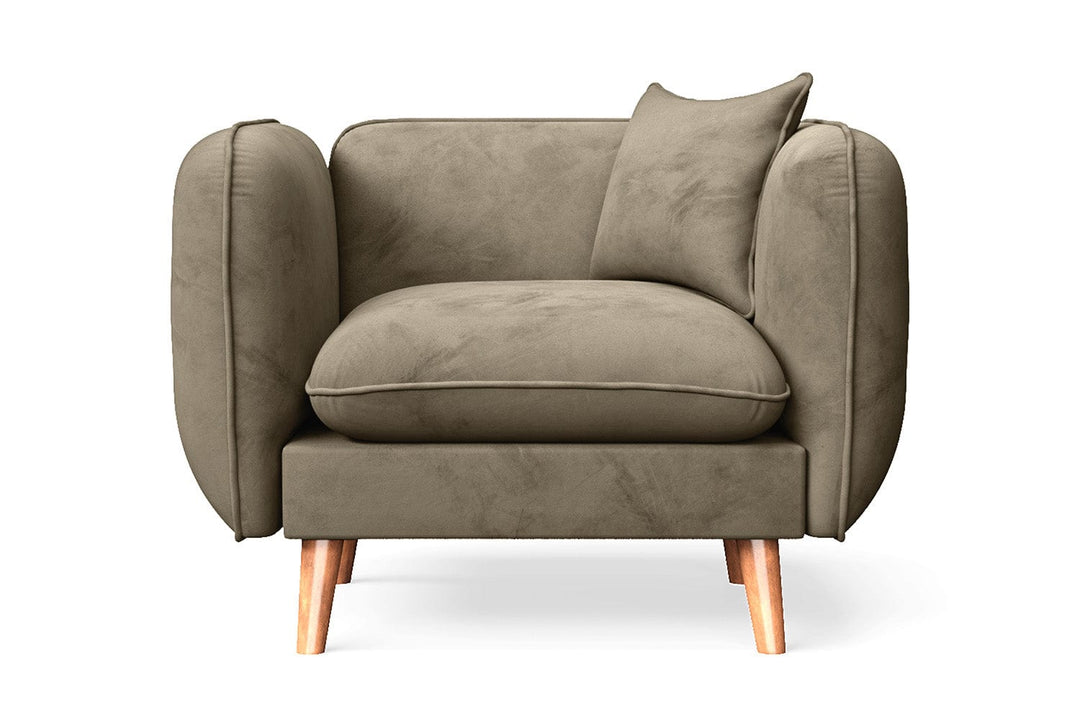 LIVELUSSO Armchair Florence Armchair Sand Velvet