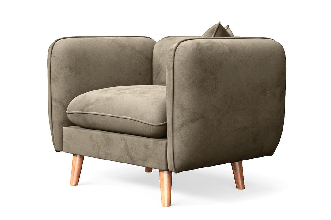 LIVELUSSO Armchair Florence Armchair Sand Velvet