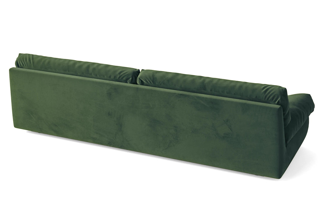 LIVELUSSO Sofa Forli 4 Seater Sofa Teal Velvet