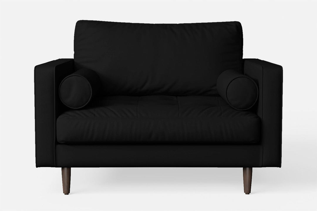 LIVELUSSO Armchair Gela Armchair Black Leather