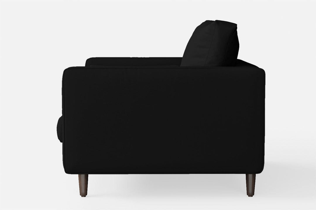 LIVELUSSO Armchair Gela Armchair Black Leather