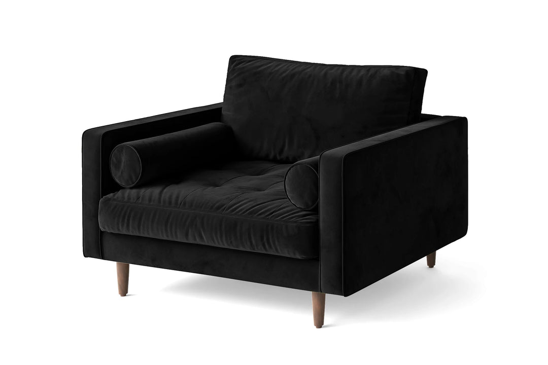 LIVELUSSO Armchair Gela Armchair Black Velvet