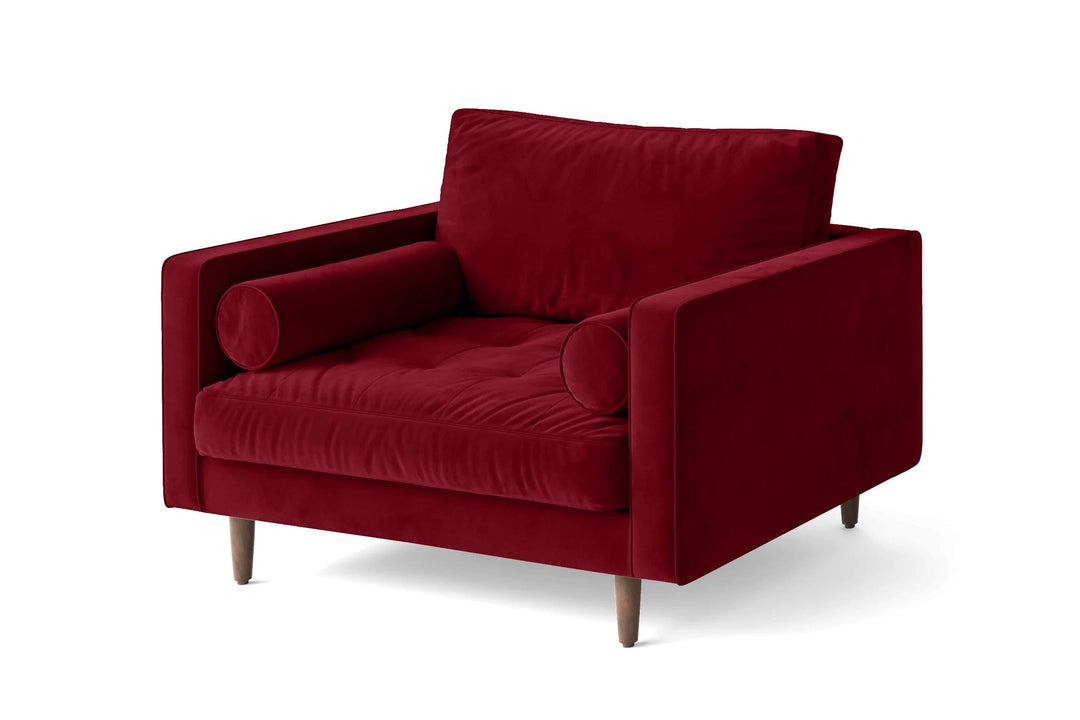 LIVELUSSO Armchair Gela Armchair Red Velvet