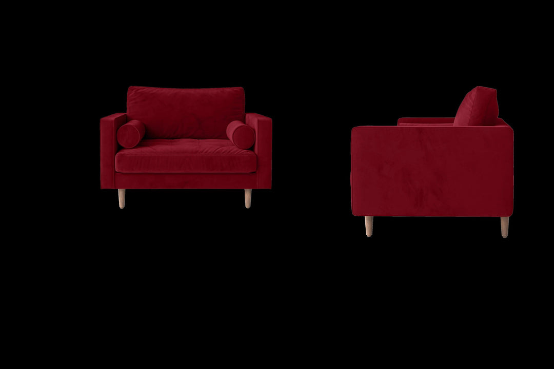 LIVELUSSO Armchair Gela Armchair Red Velvet