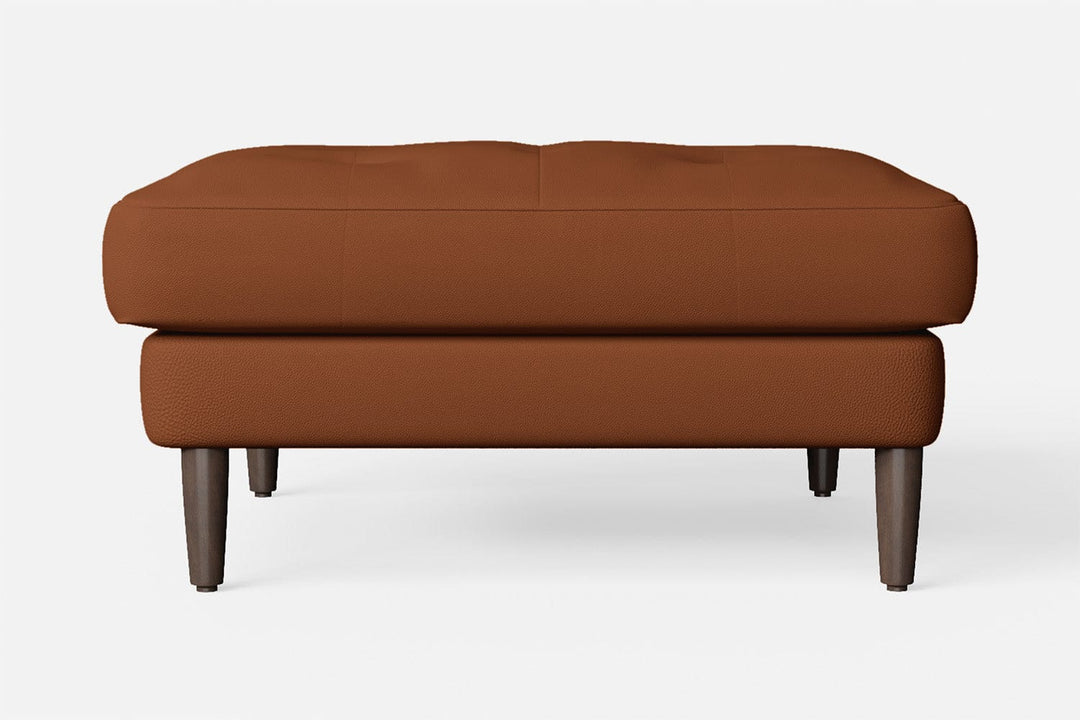 LIVELUSSO Ottoman Gela Ottoman Tan Brown Leather