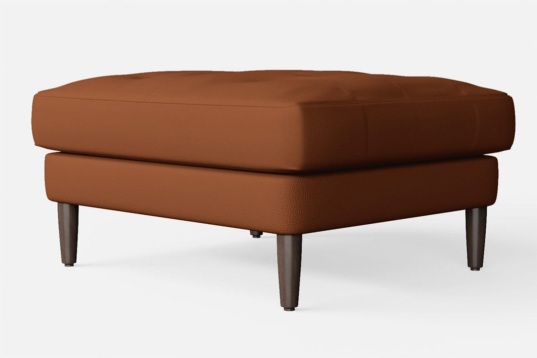 LIVELUSSO Ottoman Gela Ottoman Tan Brown Leather