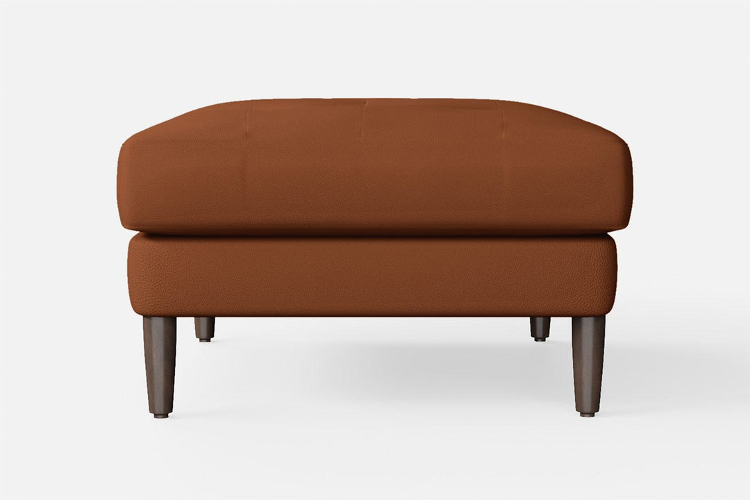 LIVELUSSO Ottoman Gela Ottoman Tan Brown Leather