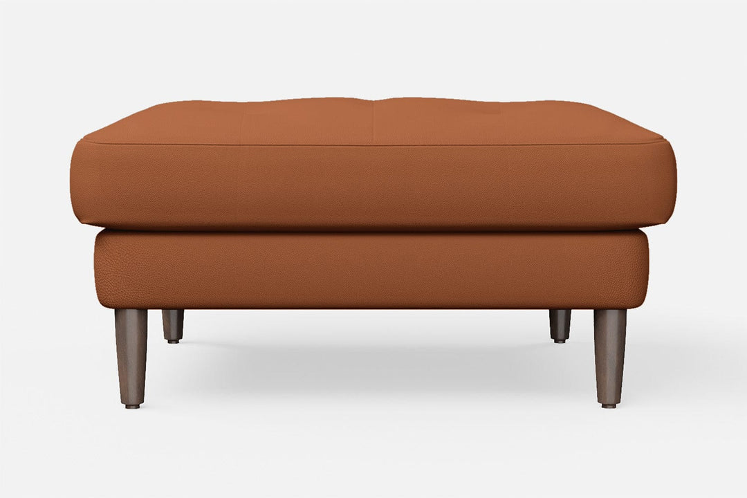 LIVELUSSO Ottoman Gela Ottoman Tan Brown Leather