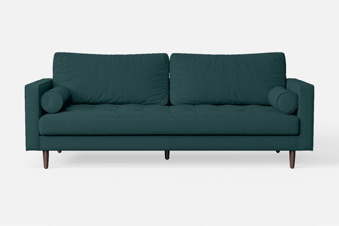 LIVELUSSO Sofa Gela 2 Seater Sofa Teal Linen Fabric