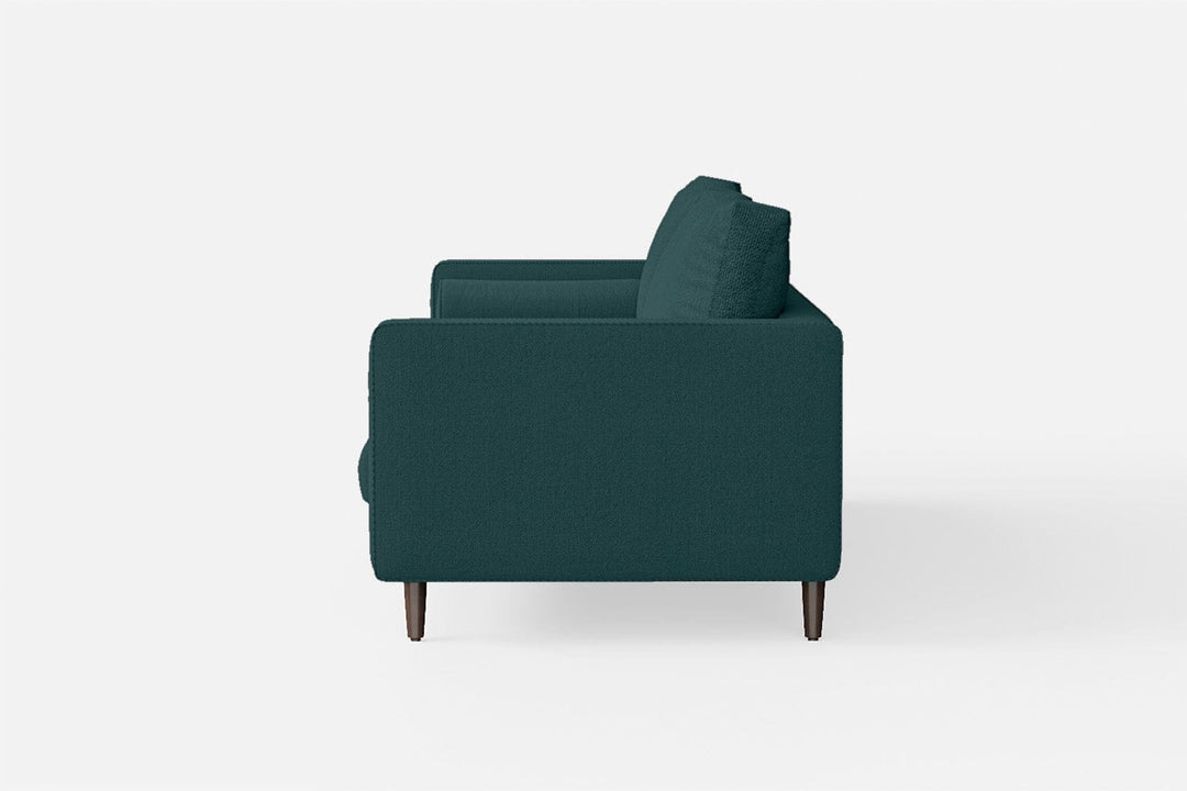 LIVELUSSO Sofa Gela 2 Seater Sofa Teal Linen Fabric