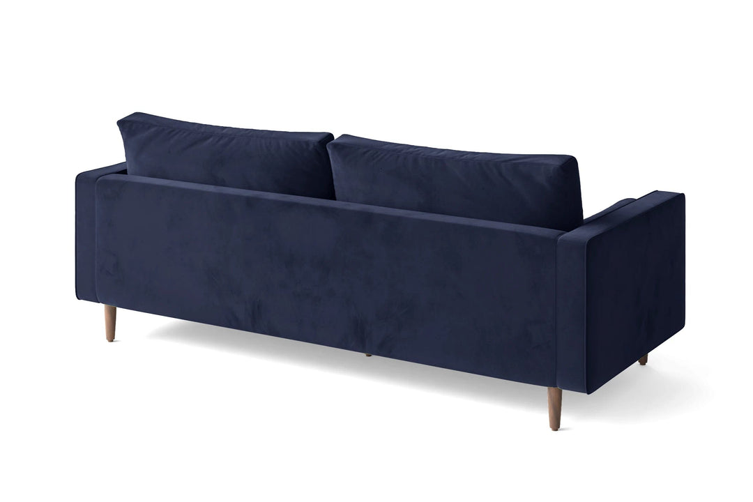 LIVELUSSO Sofa Gela 2 Seater Sofa Dark Blue Velvet