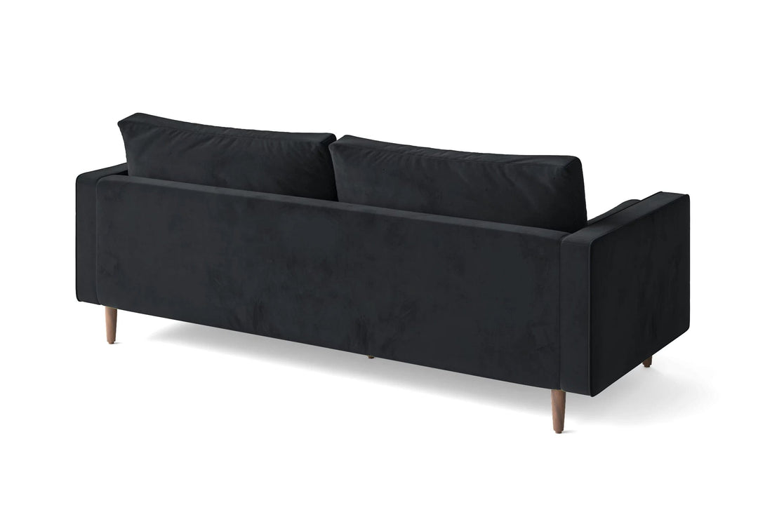 LIVELUSSO Sofa Gela 2 Seater Sofa Dark Grey Velvet