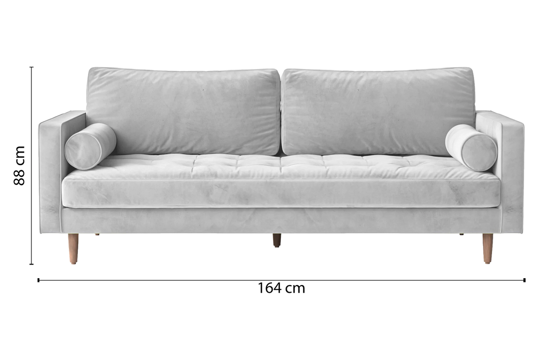 Gela-Sofa-2-Seats-Velvet-White_Dimensions_01