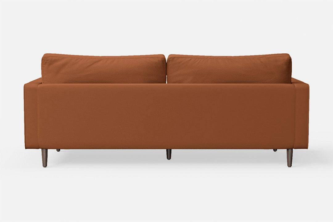 LIVELUSSO Sofa Gela 3 Seater Sofa Tan Brown Leather