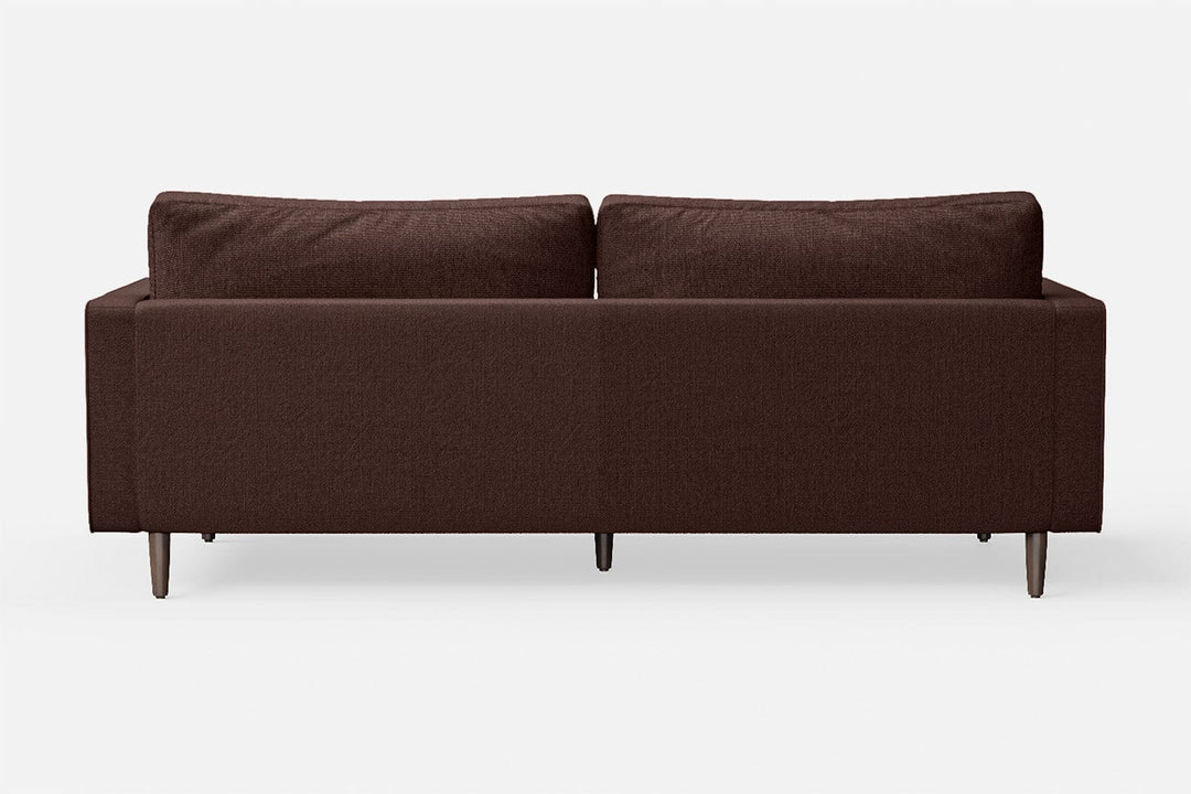 LIVELUSSO Sofa Gela 3 Seater Sofa Coffee Brown Linen Fabric