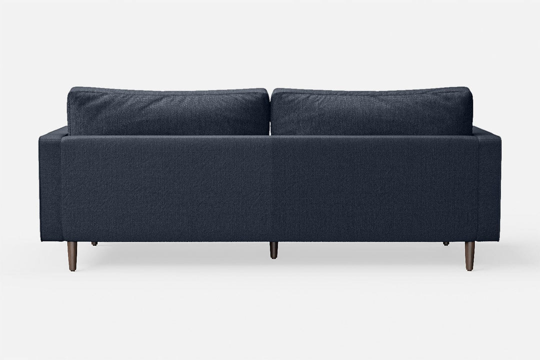 LIVELUSSO Sofa Gela 3 Seater Sofa Dark Blue Linen Fabric