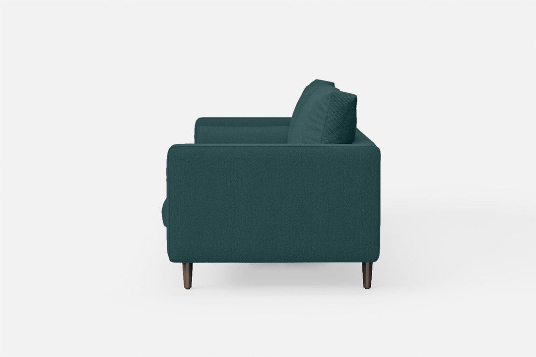 LIVELUSSO Sofa Gela 3 Seater Sofa Teal Linen Fabric