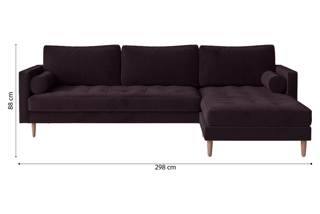 Gela-Sofa-3-Seats-Right-Hand-Facing-Chaise-Lounge-Corner-Sofa-Velvet-Purple_Dimensions_01