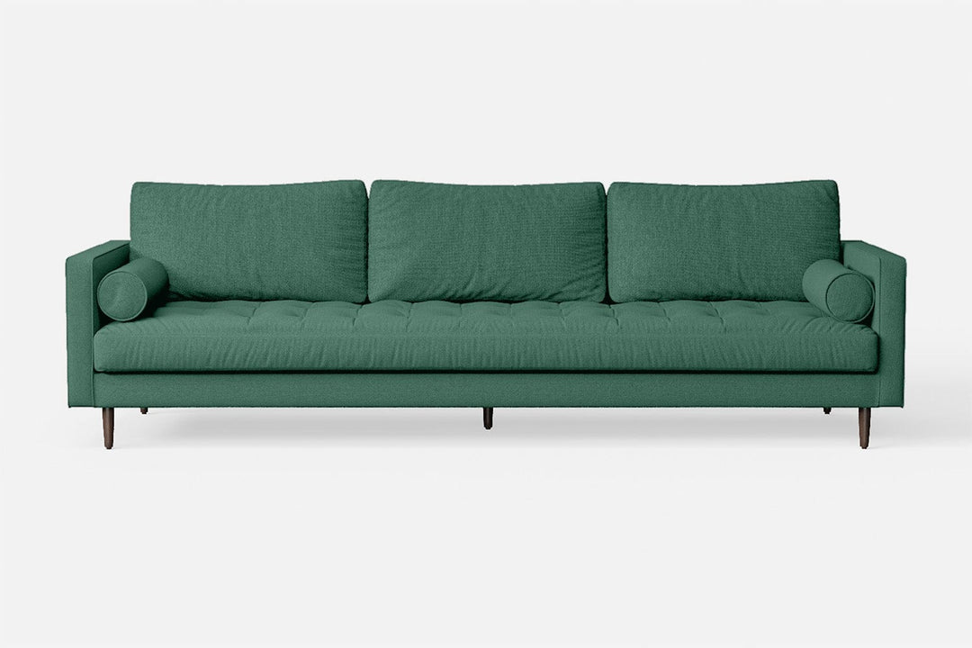 LIVELUSSO Sofa Gela 4 Seater Sofa Mint Green Linen Fabric