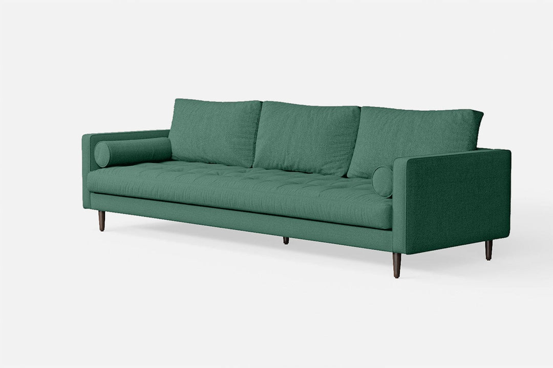 LIVELUSSO Sofa Gela 4 Seater Sofa Mint Green Linen Fabric