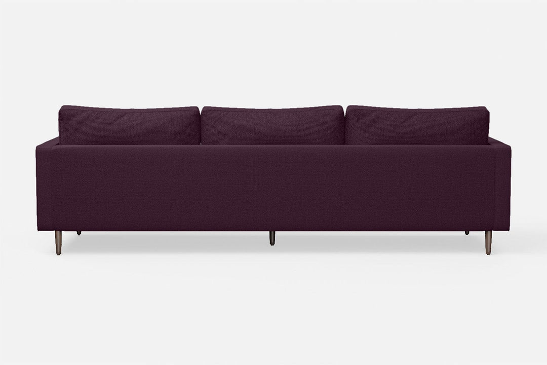 LIVELUSSO Sofa Gela 4 Seater Sofa Purple Linen Fabric