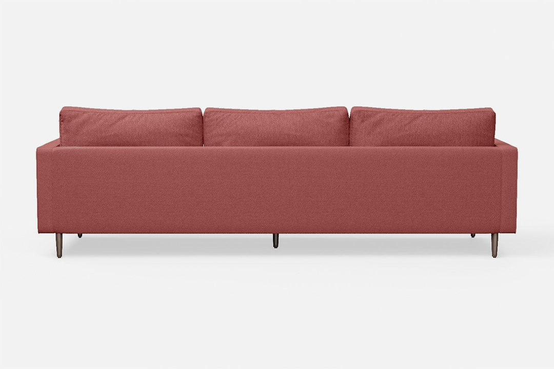 LIVELUSSO Sofa Gela 4 Seater Sofa Rose Pink Linen Fabric