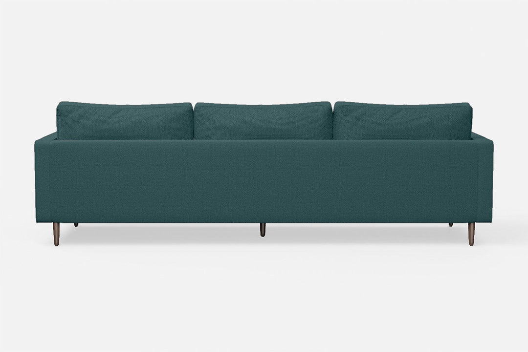 LIVELUSSO Sofa Gela 4 Seater Sofa Teal Linen Fabric