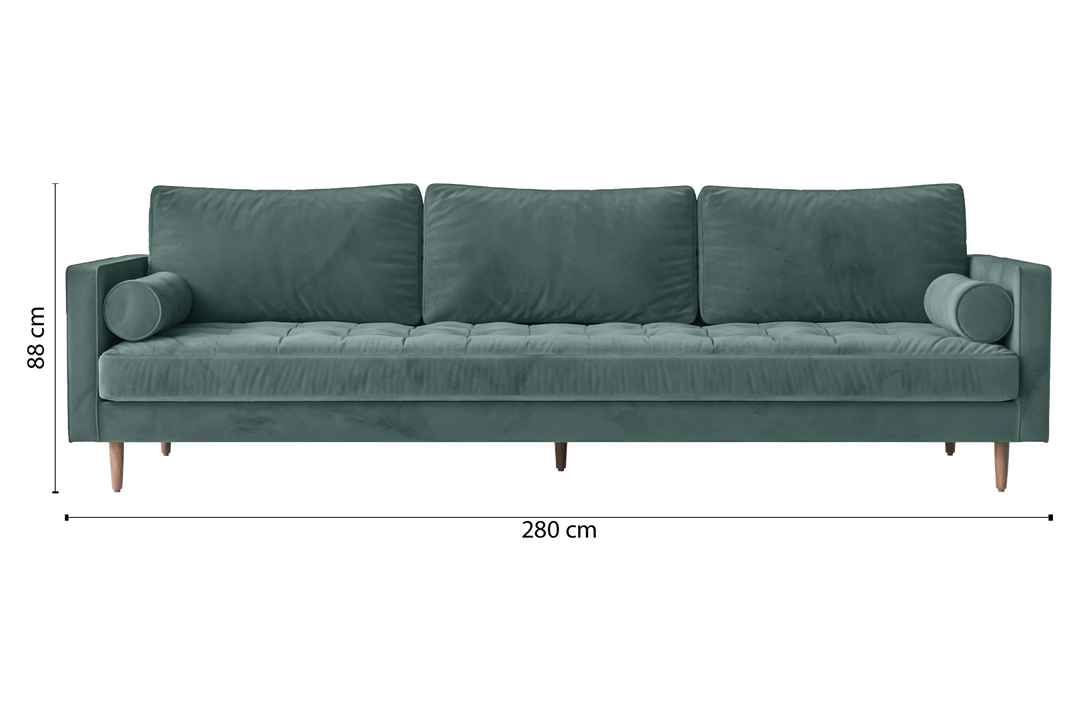 Gela-Sofa-4-Seats-Velvet-Teal_Dimensions_01