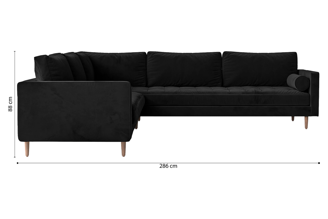 Gela-Sofa-5-Seats-Corner-Sofa-Velvet-Black_Dimensions_01