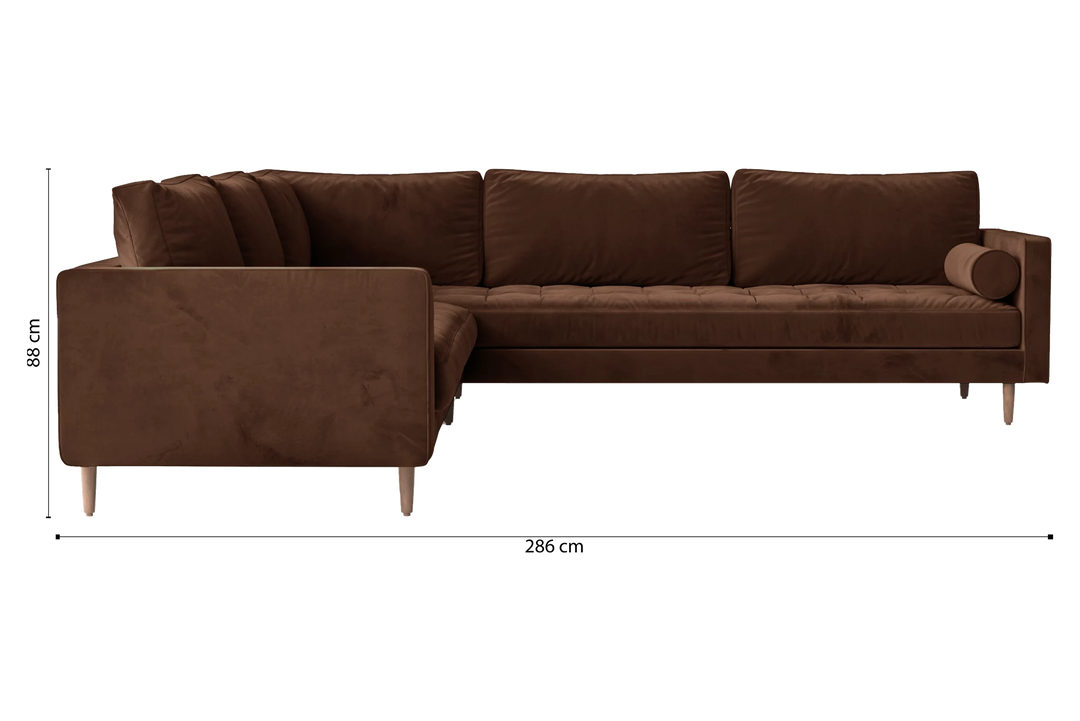 Gela-Sofa-5-Seats-Corner-Sofa-Velvet-Coffee-Brown_Dimensions_01