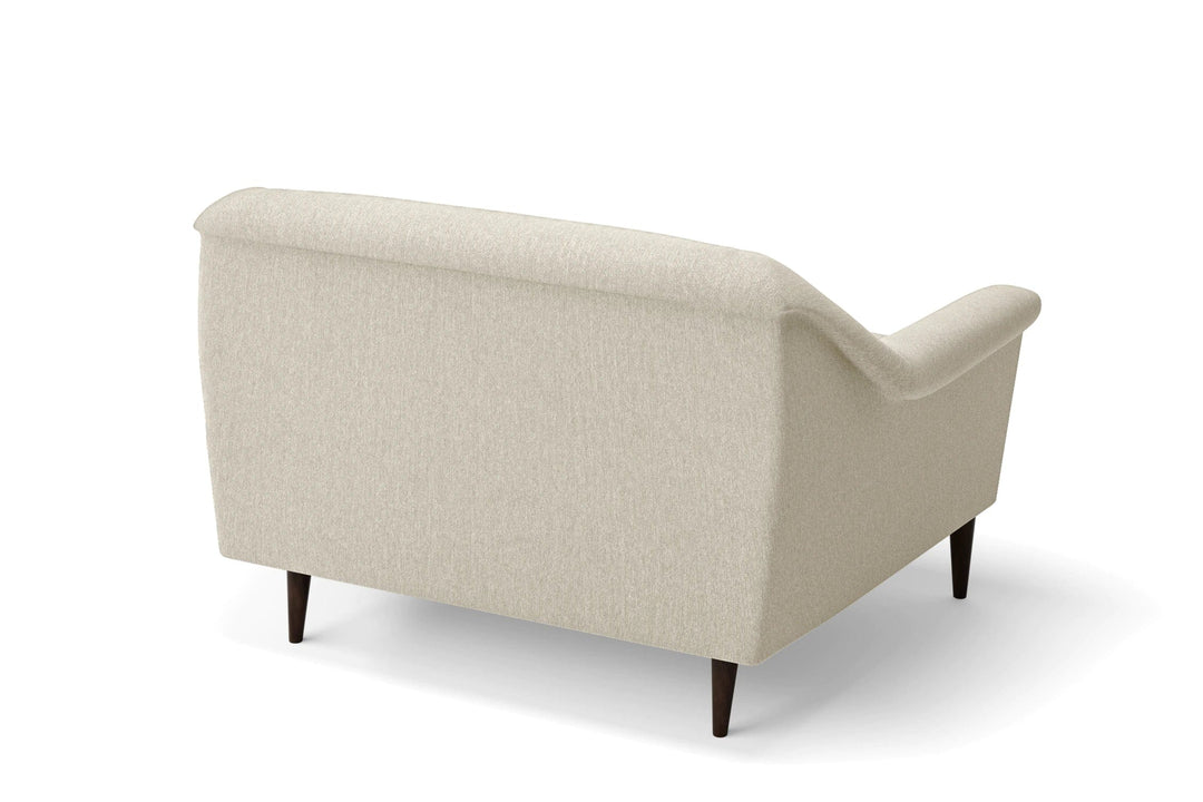 LIVELUSSO Sofa Giovanni 2 Seater Sofa Cream Linen Fabric